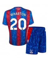 Crystal Palace Adam Wharton #20 Domácí dres pro děti 2024-25 Krátký Rukáv (+ trenýrky)